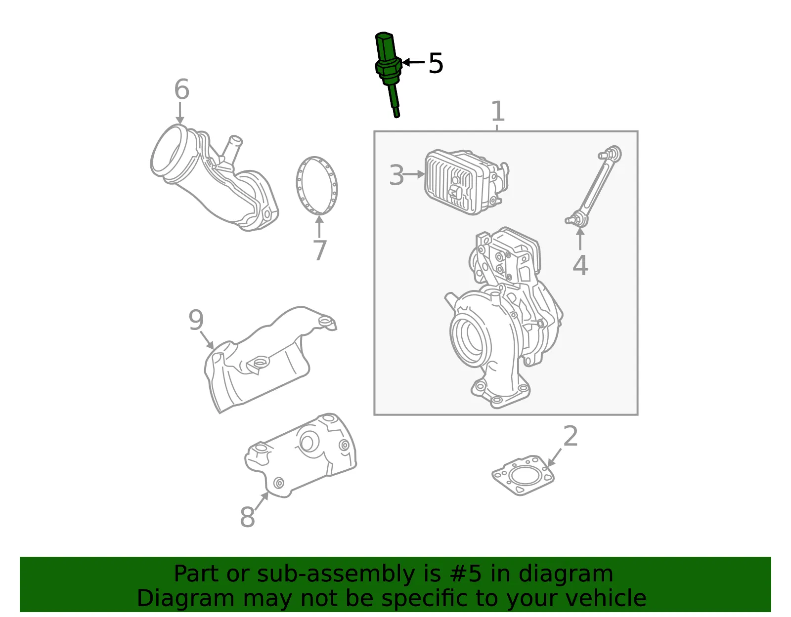 Intercooler Temperature Sensor - GM (55494196)