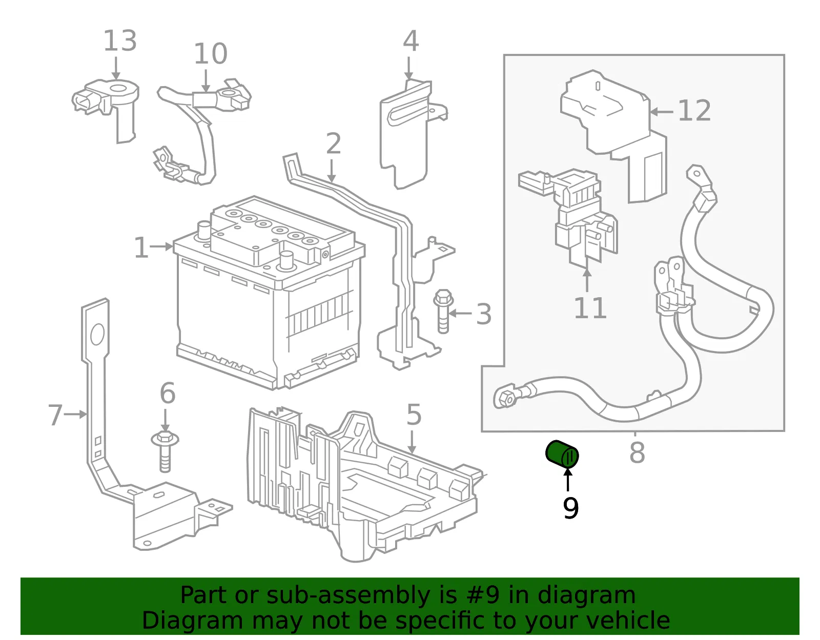 Battery Cable Protector - GM (55564522)
