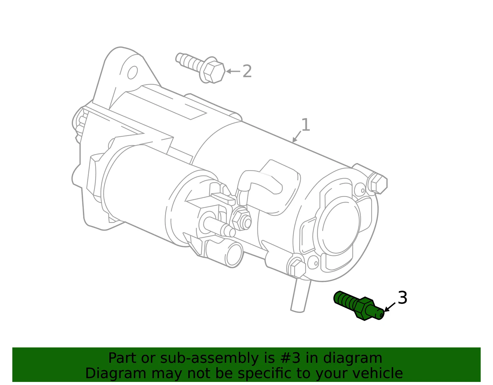 Starter Stud - GM (55587834)