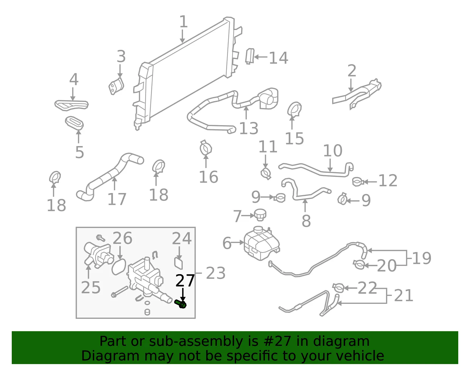 Engine Coolant Temperature Sensor - ACDelco (55591401)