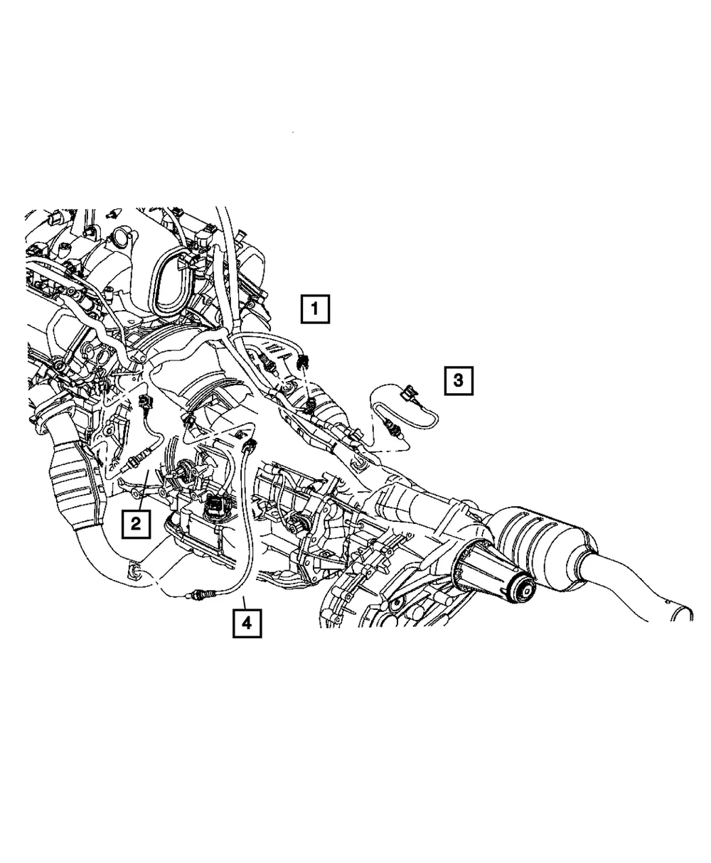 Oxygen Sensor, Left - Mopar (56028997AA)