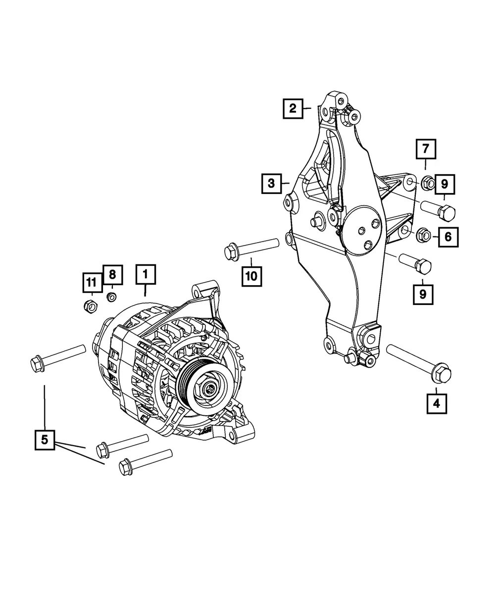 Engine Generator - Mopar (56029582ab)