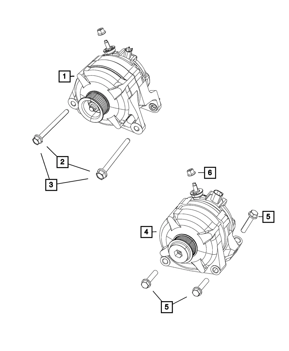 Alternator - Mopar (56029643AB)