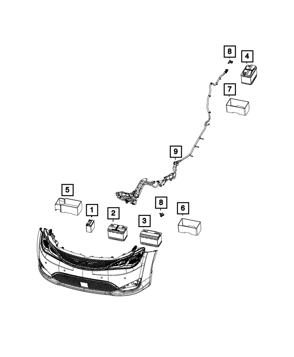 Battery Sensor - Mopar (56029713AD)