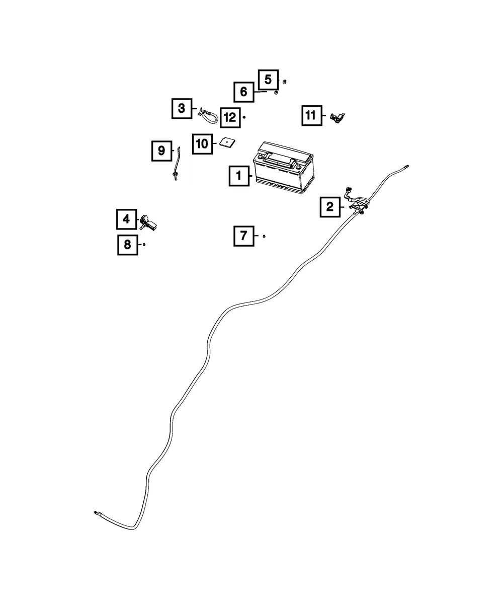 Battery Sensor - Mopar (56029777AC)