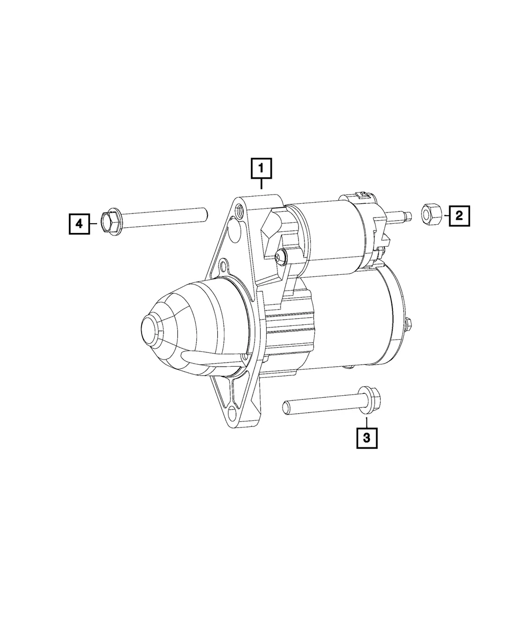 Engine Starter - Mopar (56029783AF)