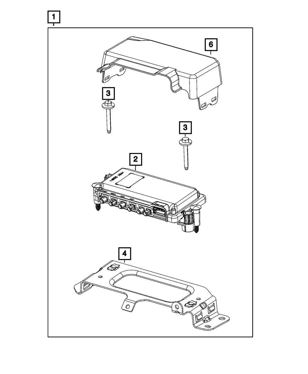 Camera Processor Module - Mopar (56029965ac)