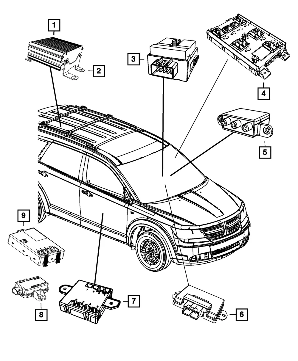Drive Train Control Module - Mopar (56030361AG)