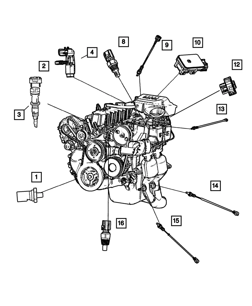 Oxygen Sensor - Mopar (56041847AA)