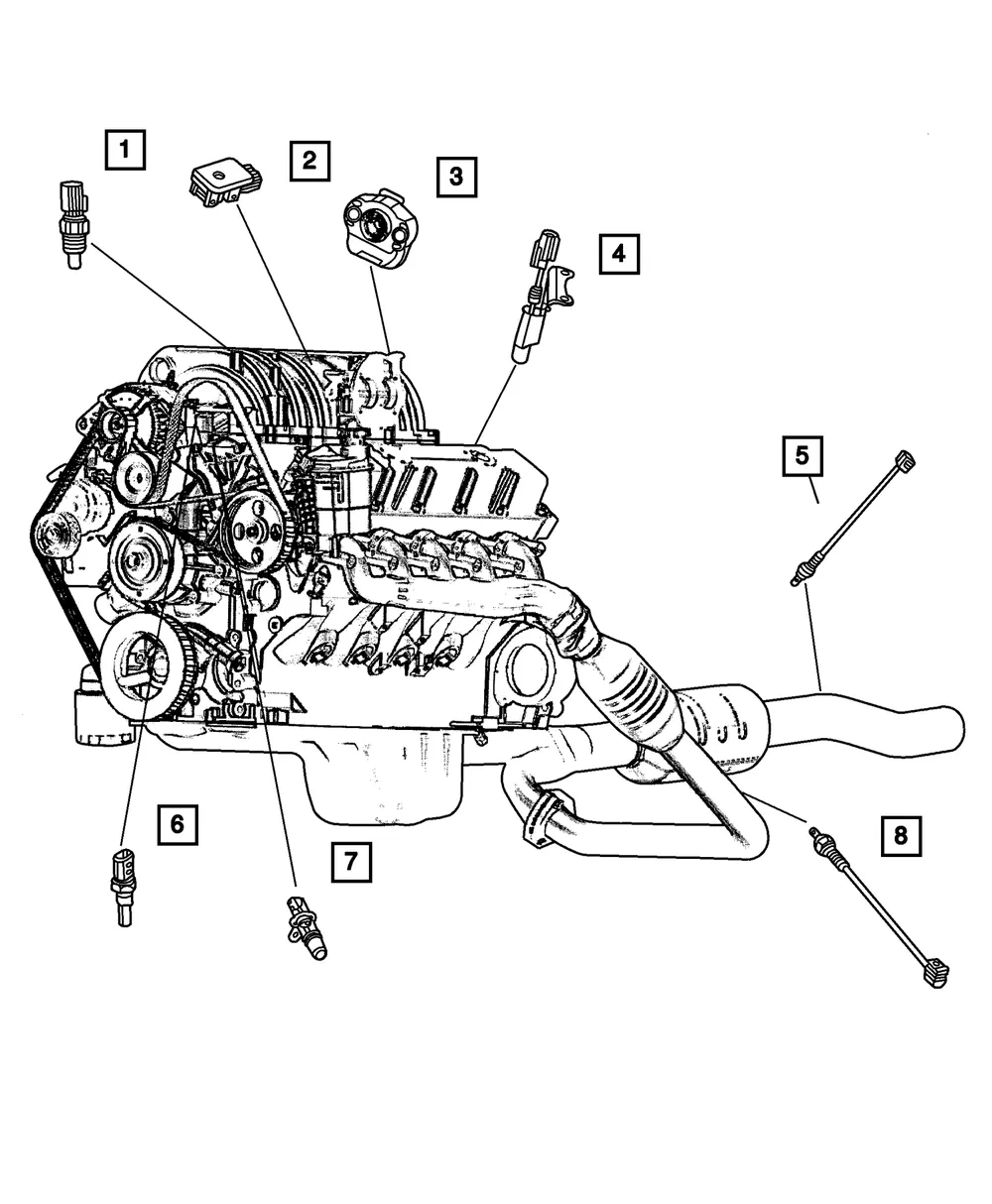 Oxygen Sensor - Mopar (56041943AA)