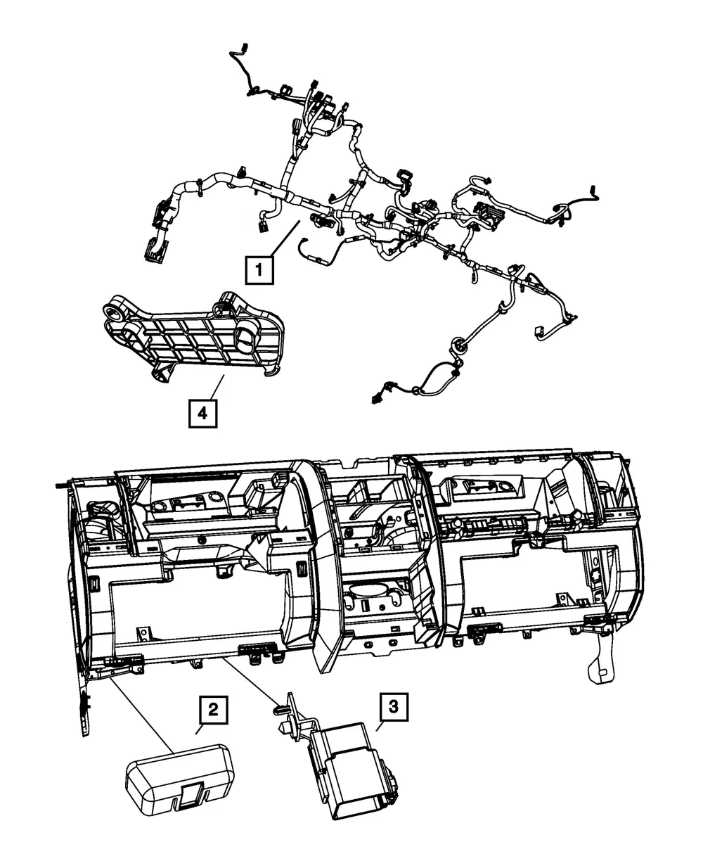 Wiring Protector Cover - Mopar (56042070)