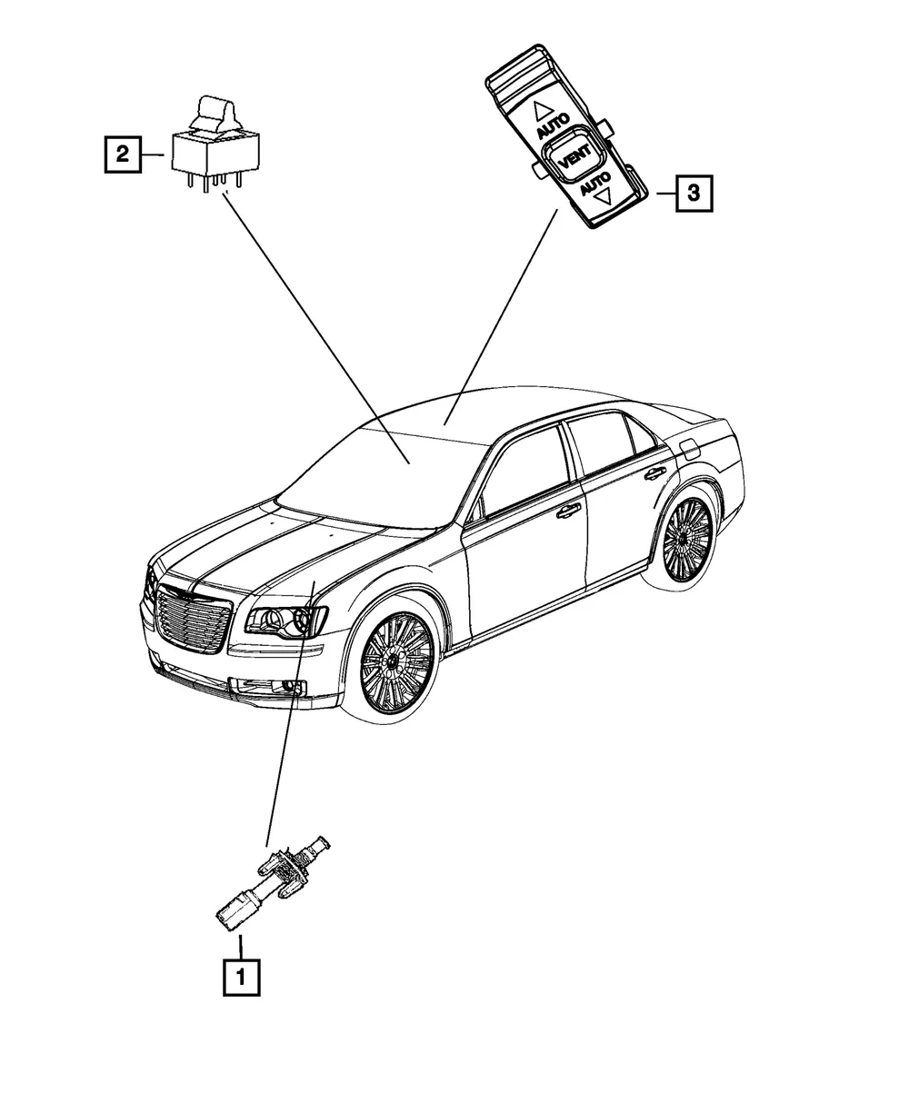 Adjustable Pedals Switch - Mopar (56042387)