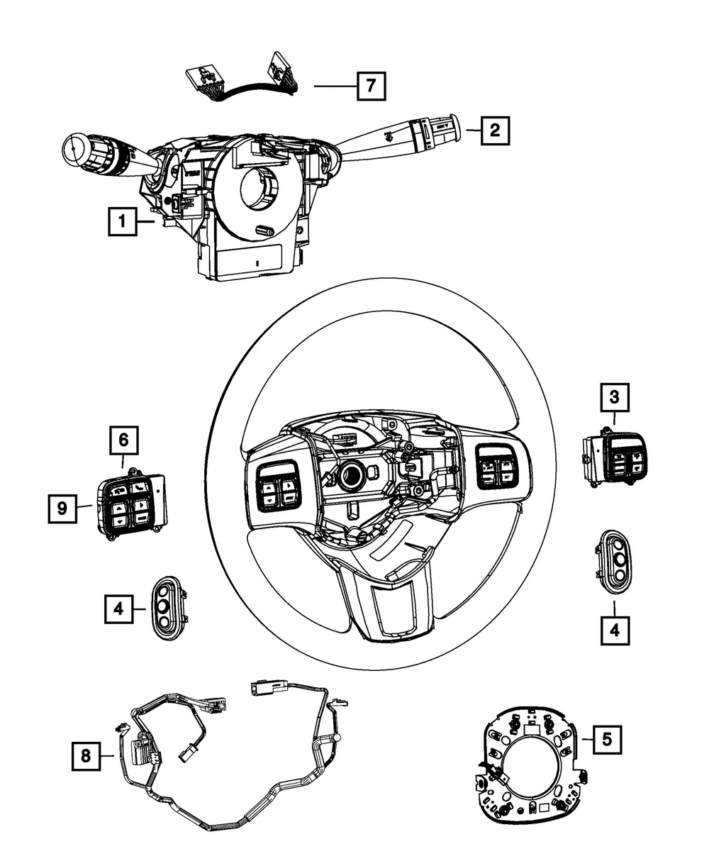 Odometer Switch - Mopar (56046096AD)