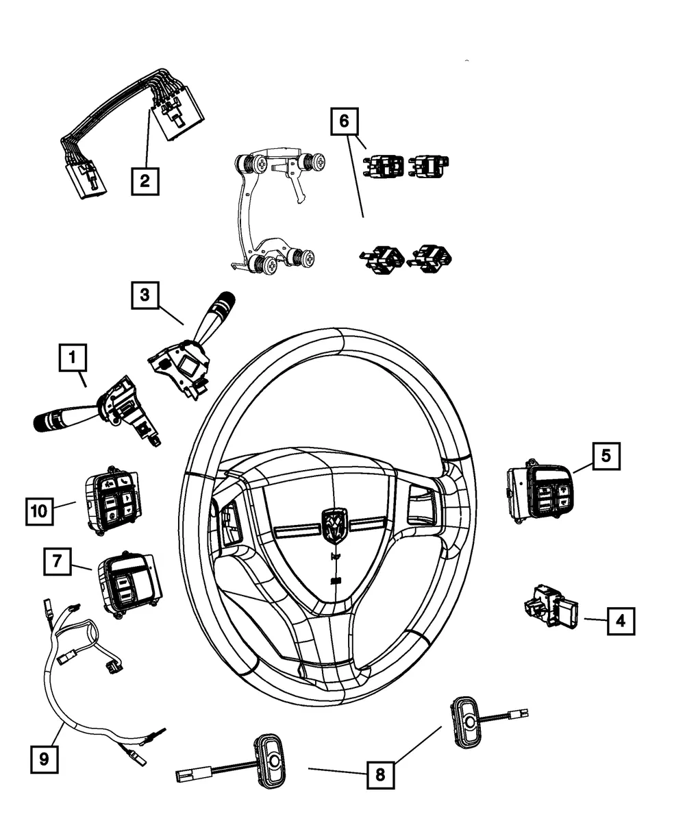 Evic Switch - Mopar (56046405AA)