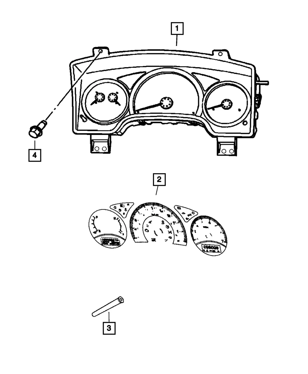 Cluster - Mopar (56049691aj)