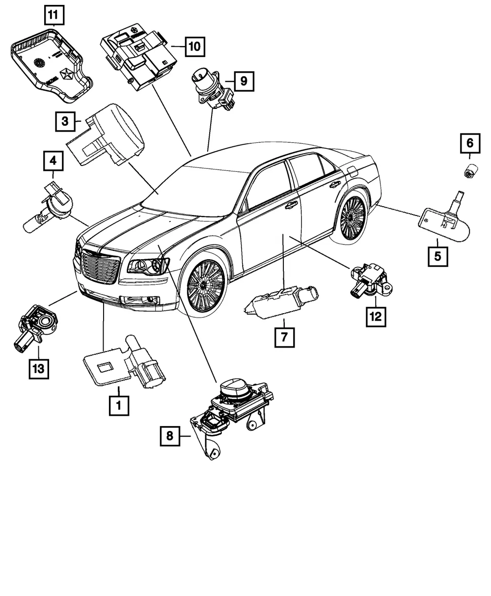 Pressure Sensor - Mopar (56054084AB)