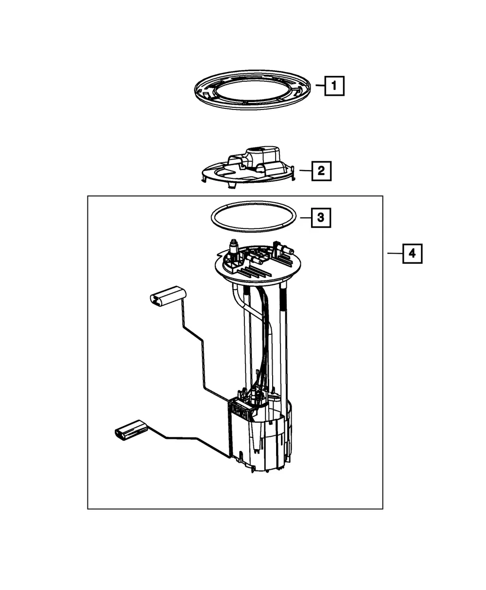 Fuel Pump/Level Unit Module Kit - Mopar (57008983AA)