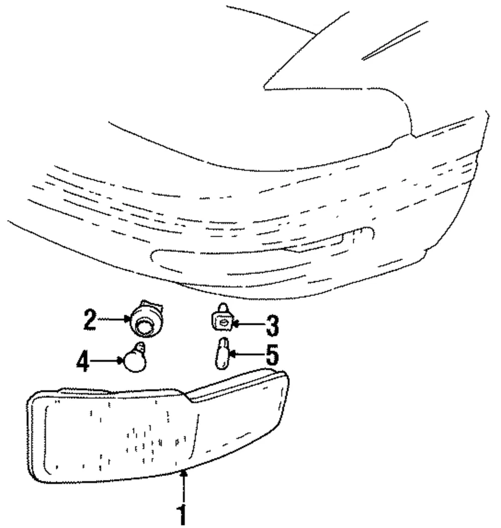 Lamp Asm Park & Frt Mkr - GM (5977563)