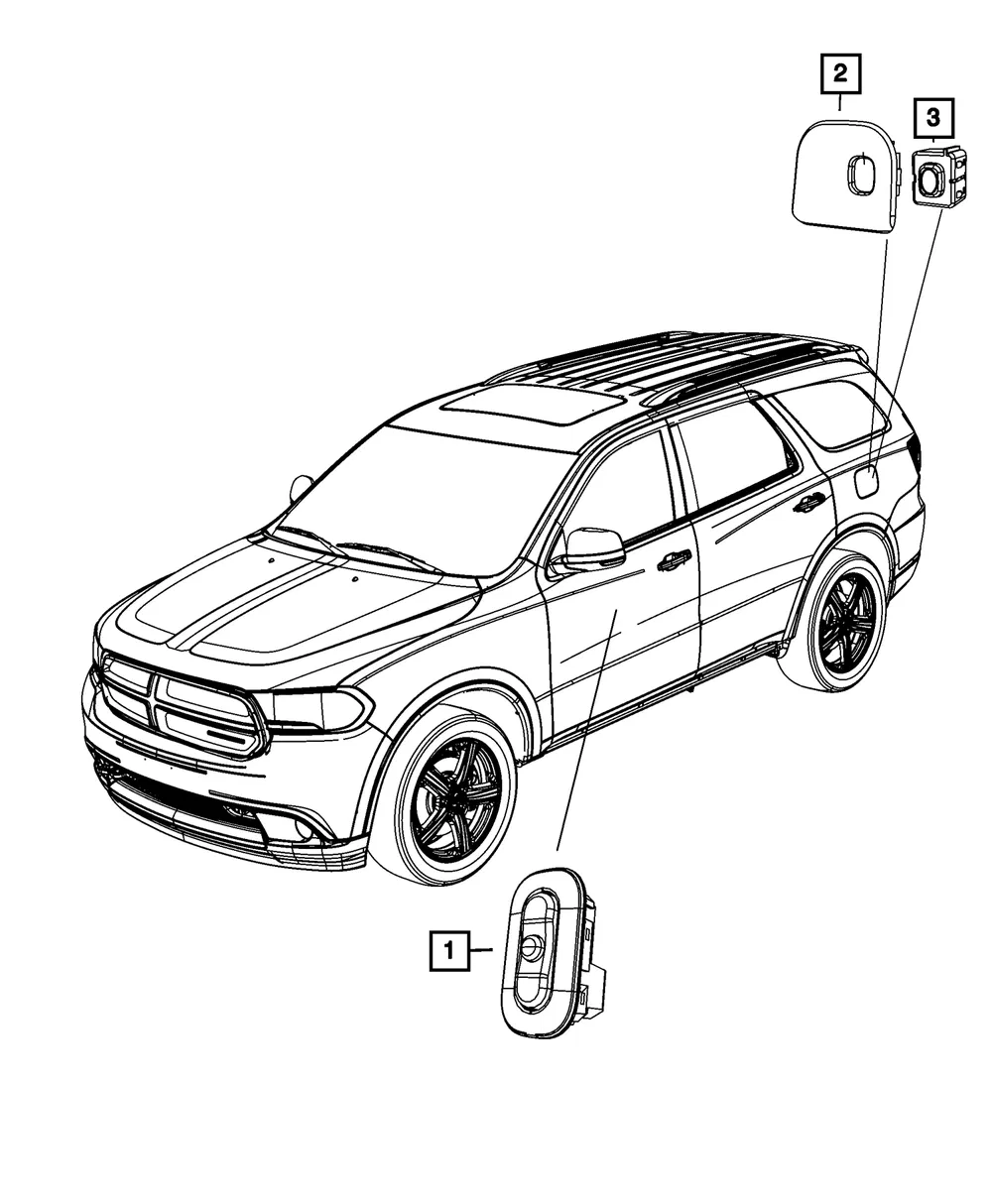 Memory Selector Switch - Mopar (5JF97DX9AC)