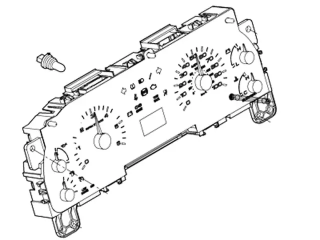 Instrument Cluster - Ford (5c3z10849hd)