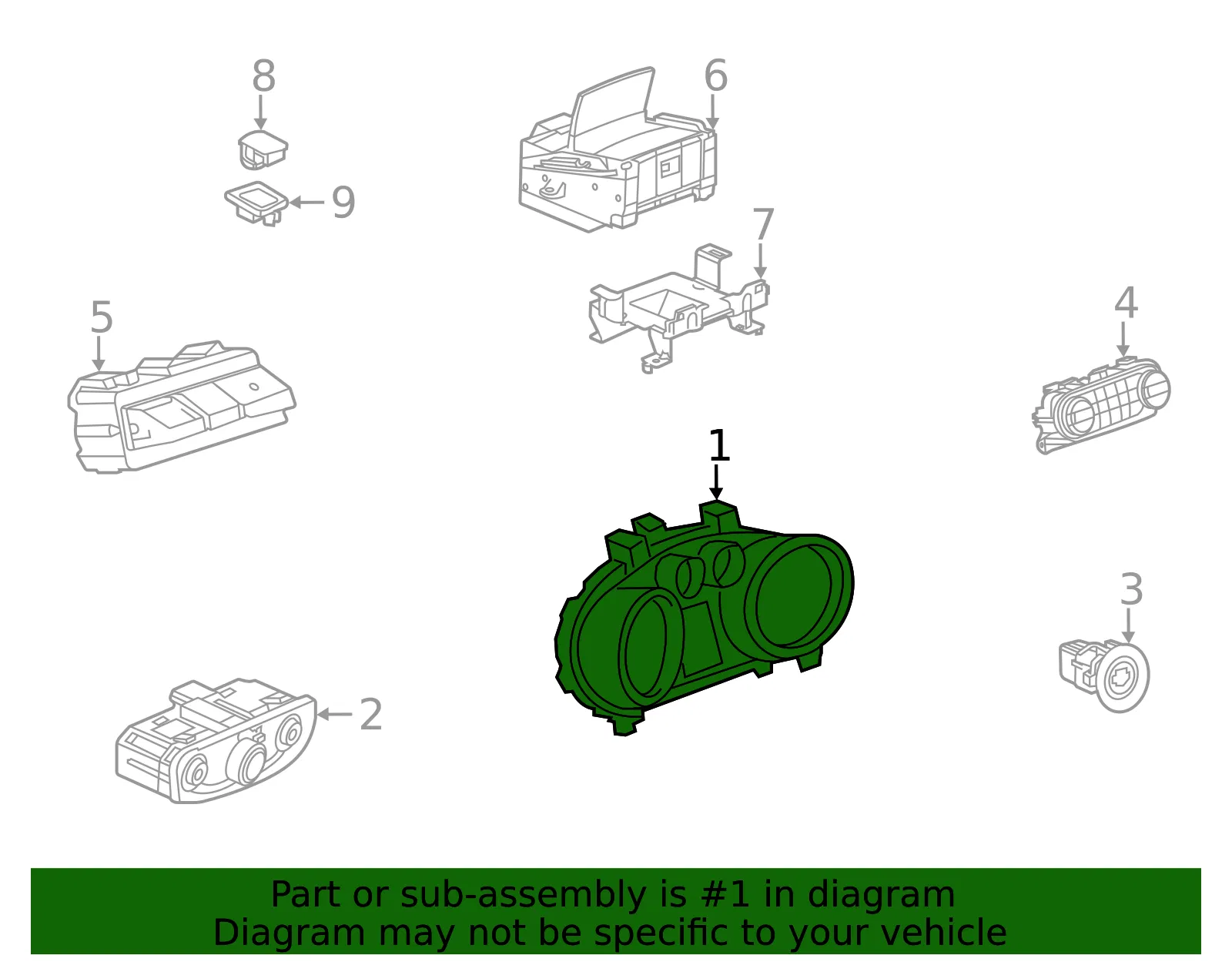 Instrument Cluster - GM (60004368)