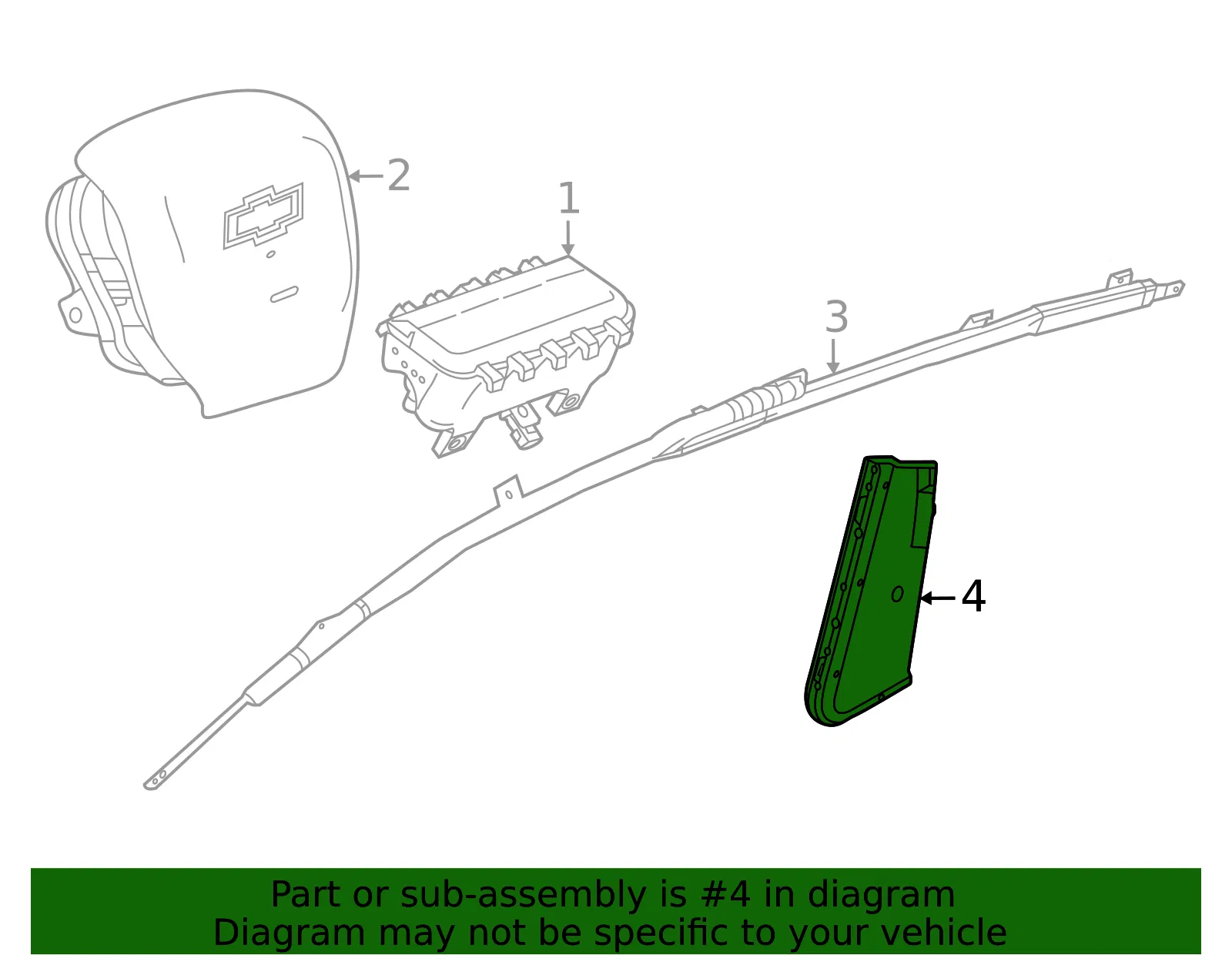 Side Impact Inflator Module - GM (60008479)