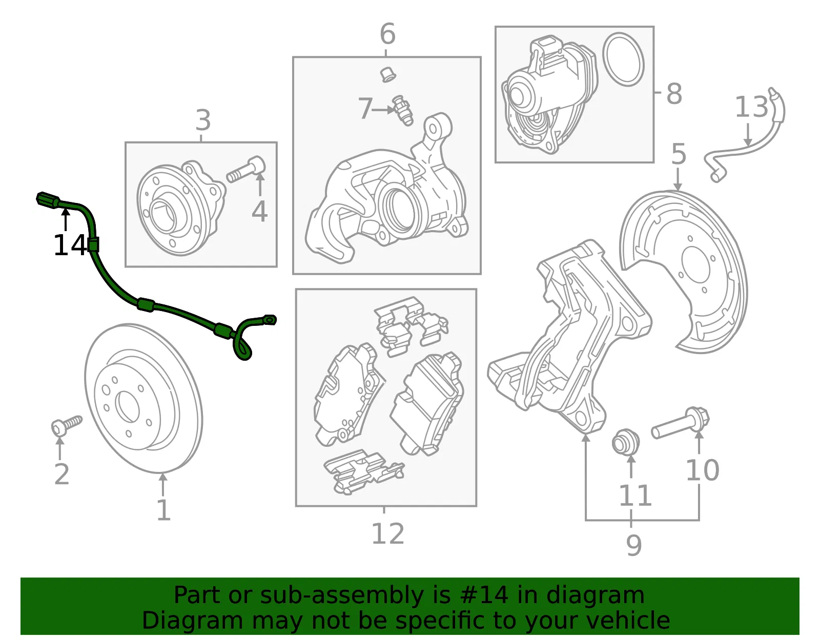 ABS Sensor - GM (60009104)