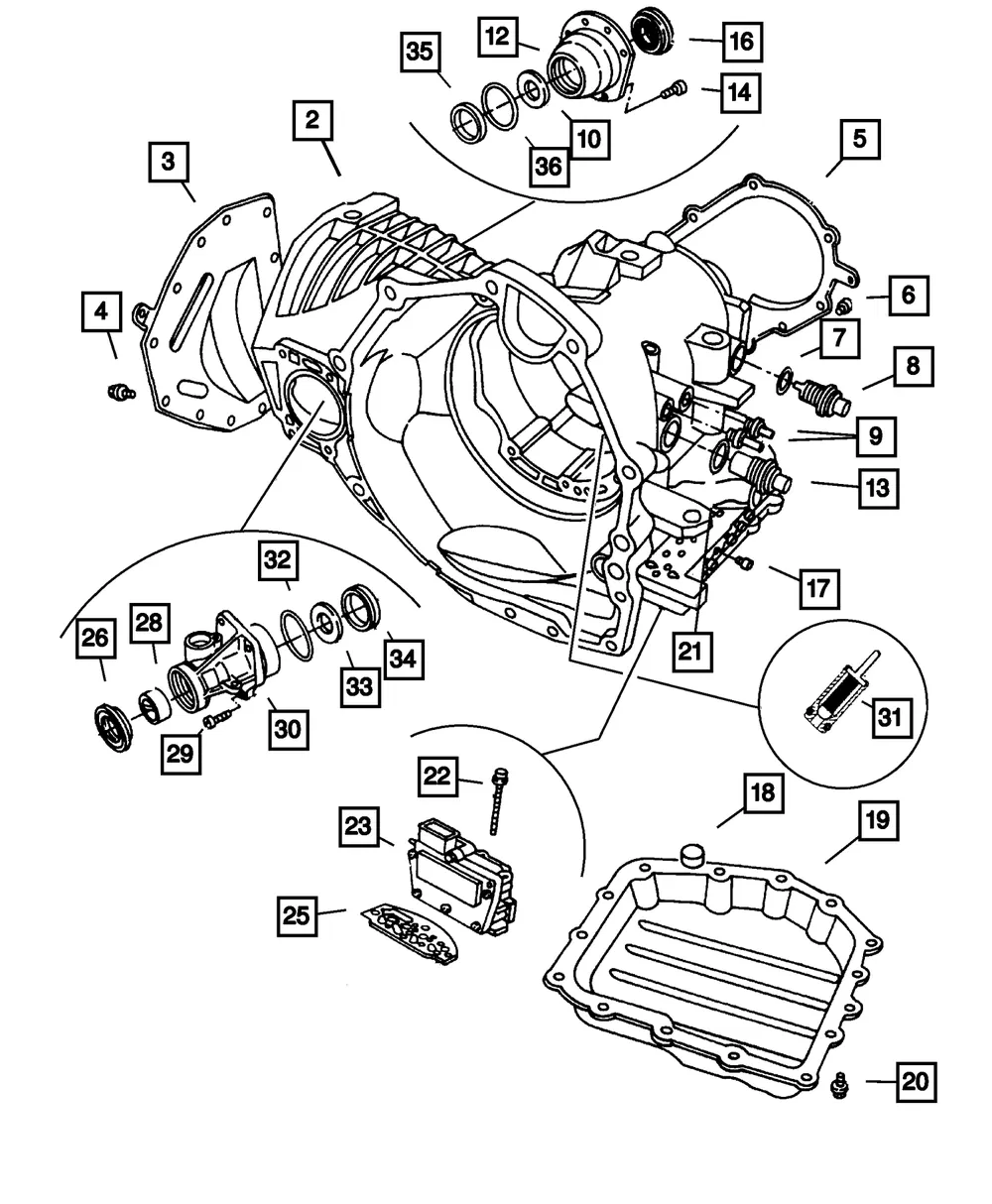 Trans Speed Sensor O Ring - Mopar (6501658ab)