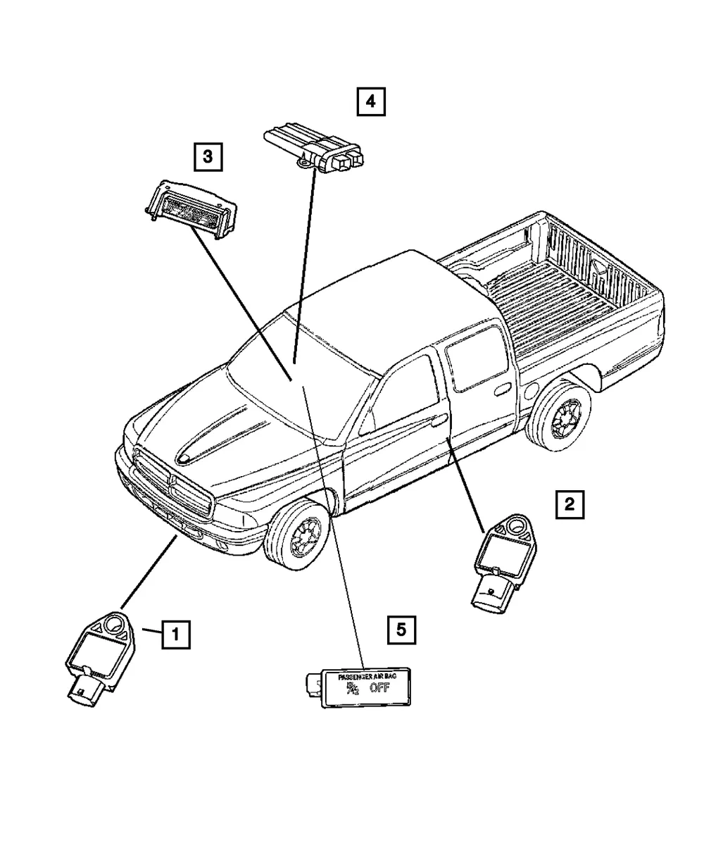 Occupant Restraint Module - Mopar (68003814AB)