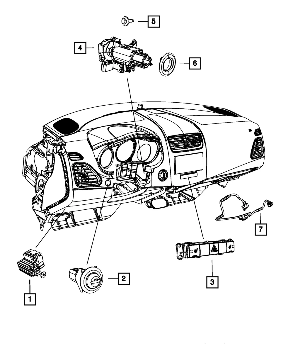 Pod Switch - Mopar (68044101ac)
