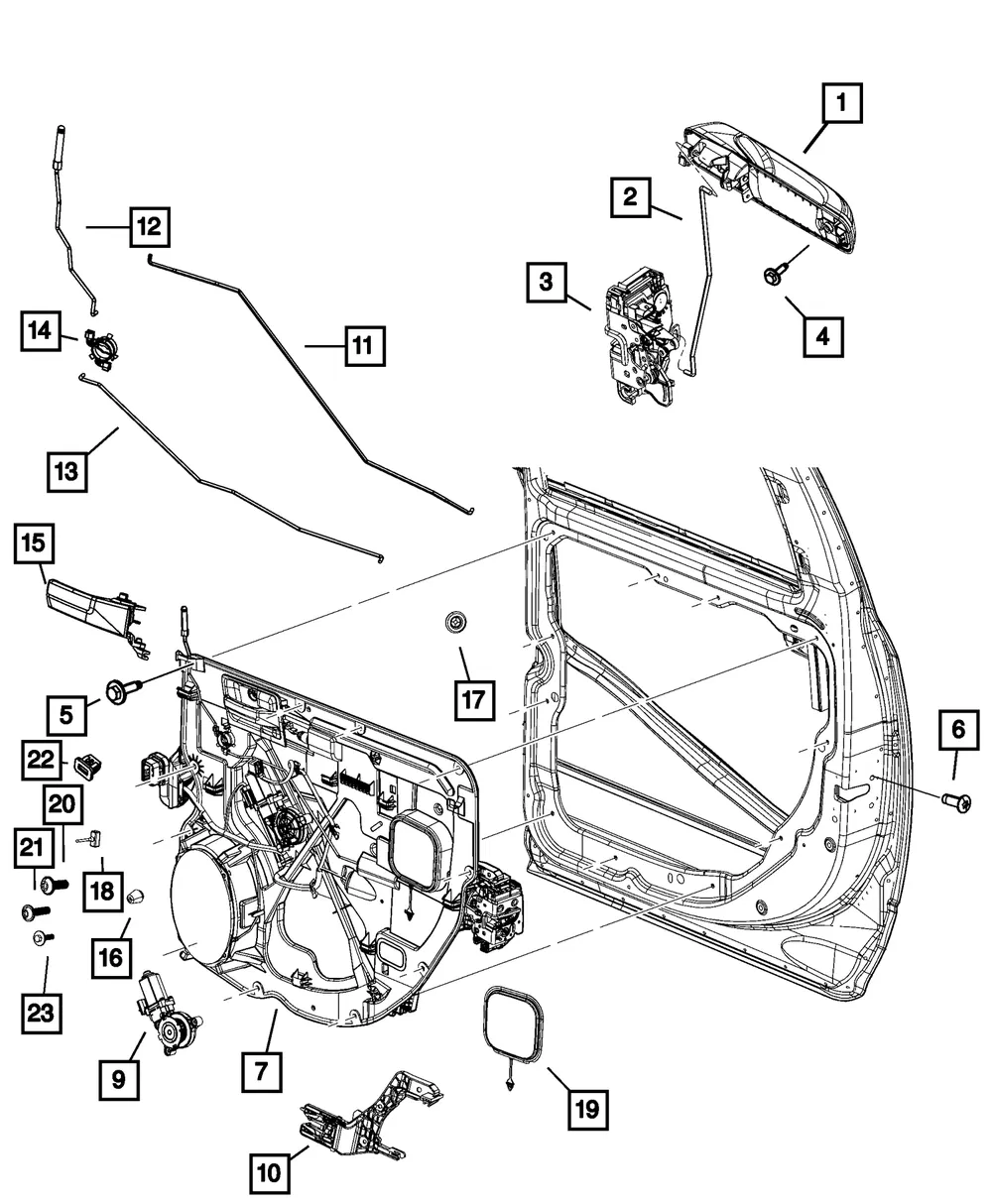 Pressure Sensor Screw - Mopar (68044827aa)