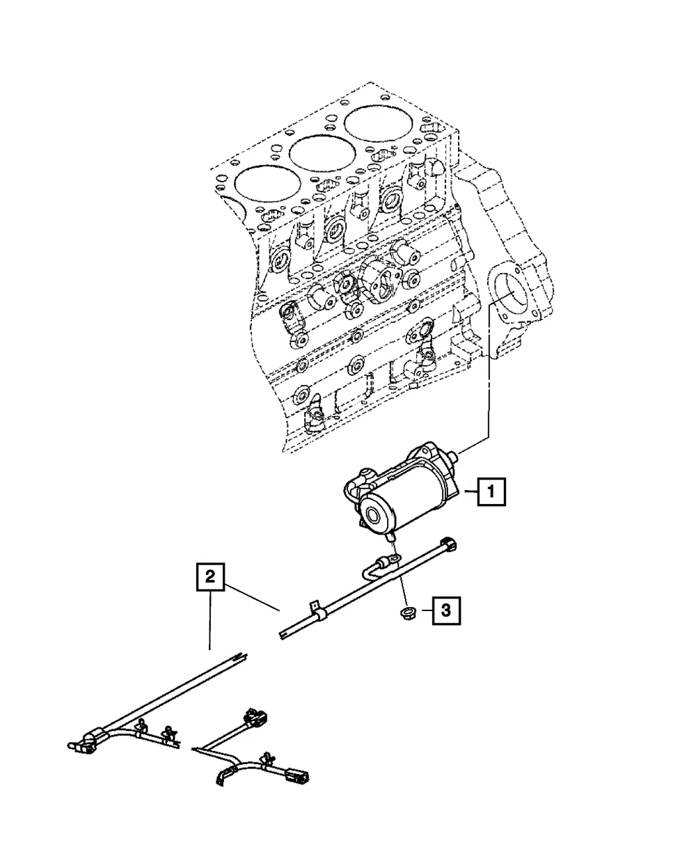 Engine Starter - Mopar (68049020AA)