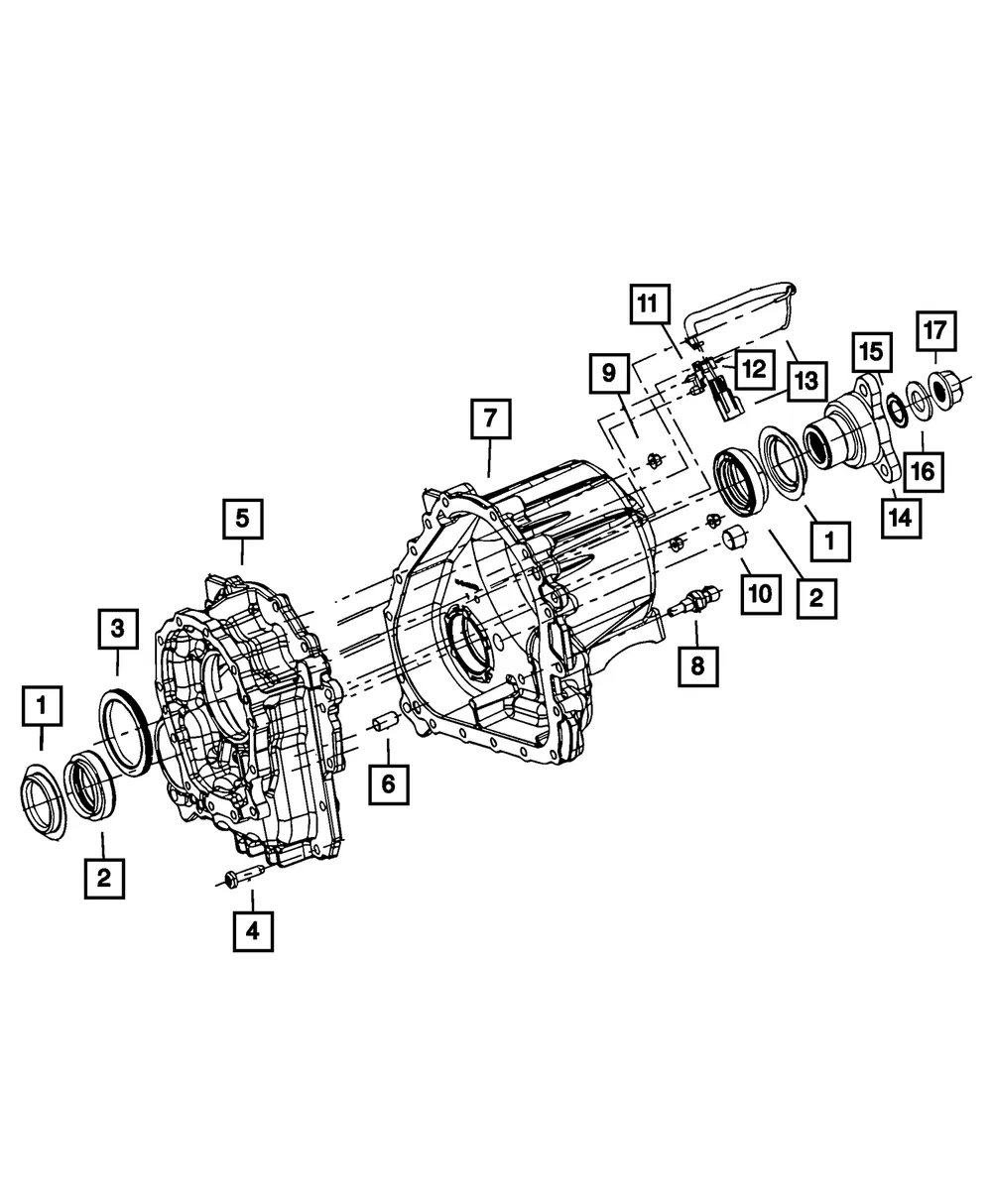 Wiring Wedge - Mopar (68055362aa)