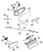 Cornering Lamp Socket - Mopar (68060364AB)