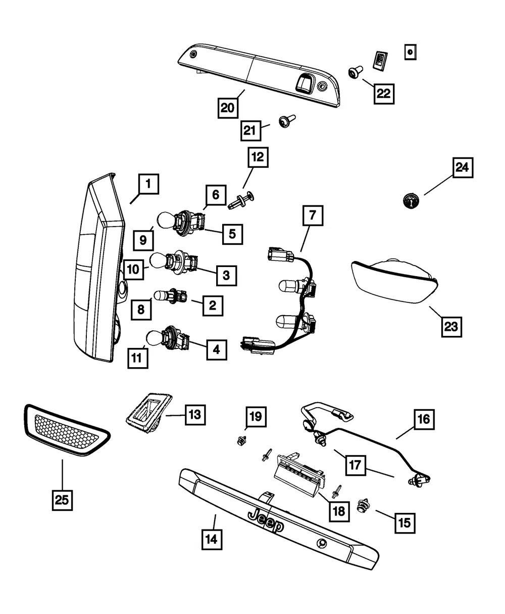 Lamp Socket - Mopar (68060655AB)