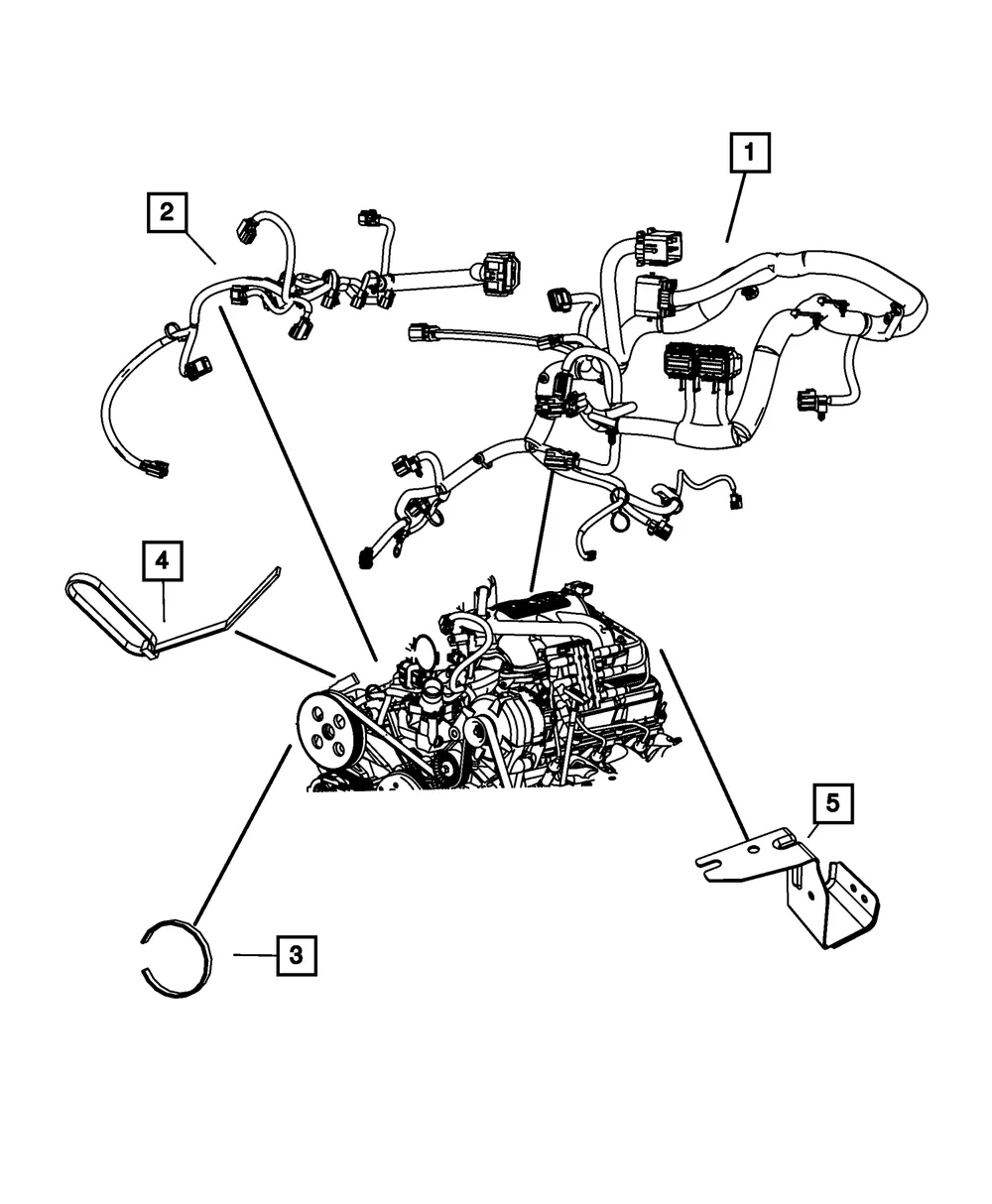 Connector Bracket - Mopar (68069729aa)