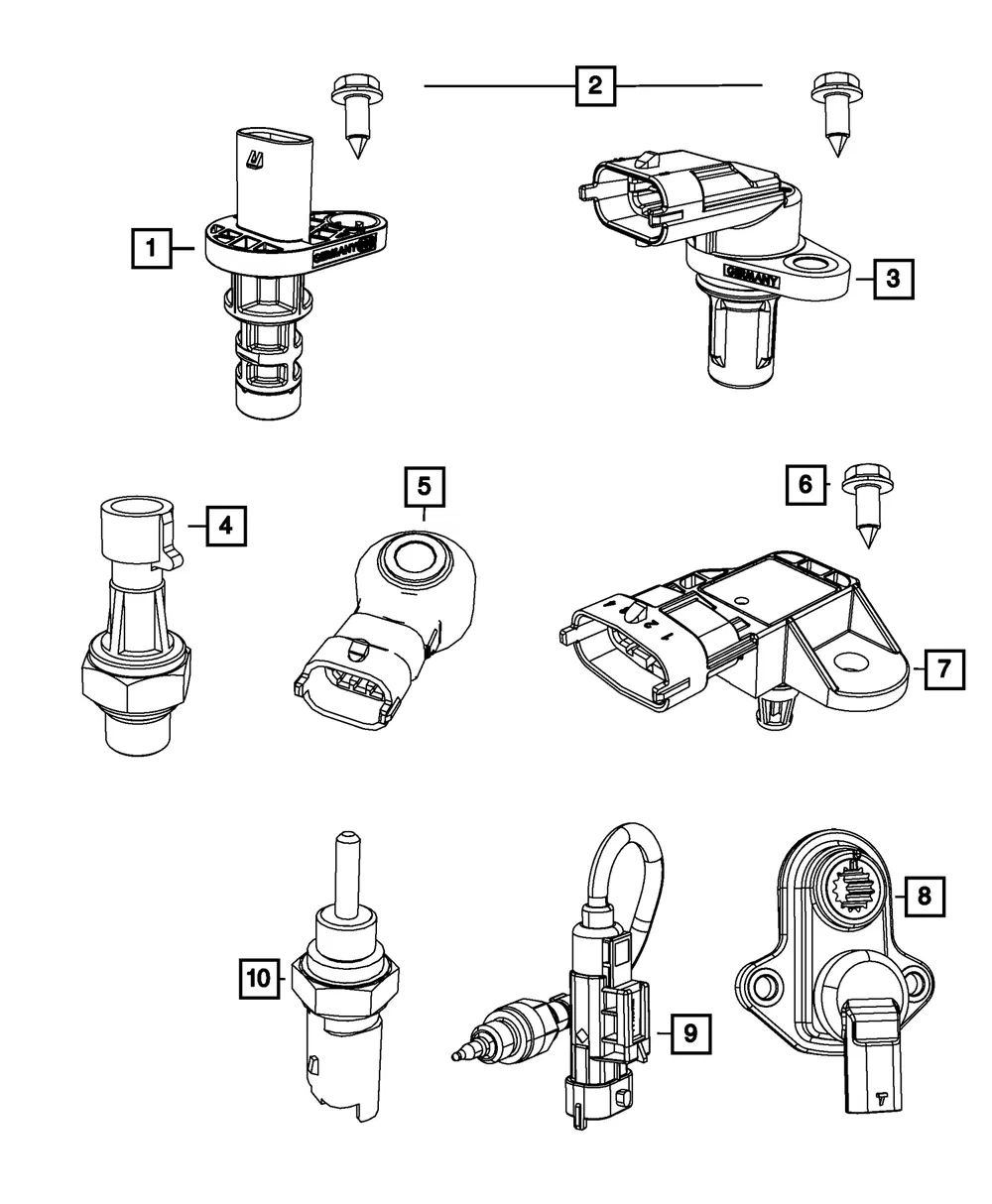 Knock Sensor - Mopar (68070745AB)