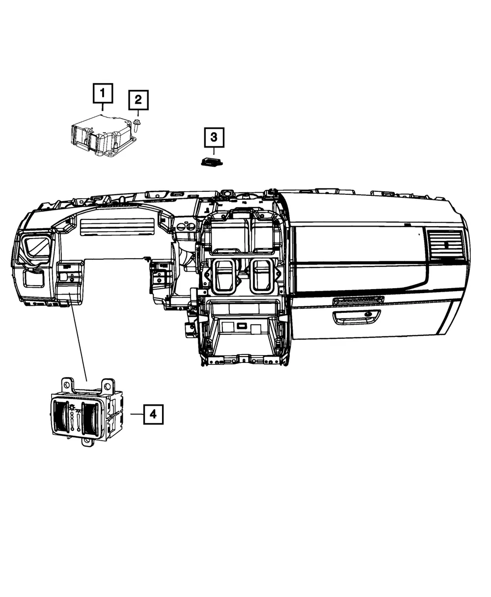 Lighting Control Module - Mopar (68072006ac)