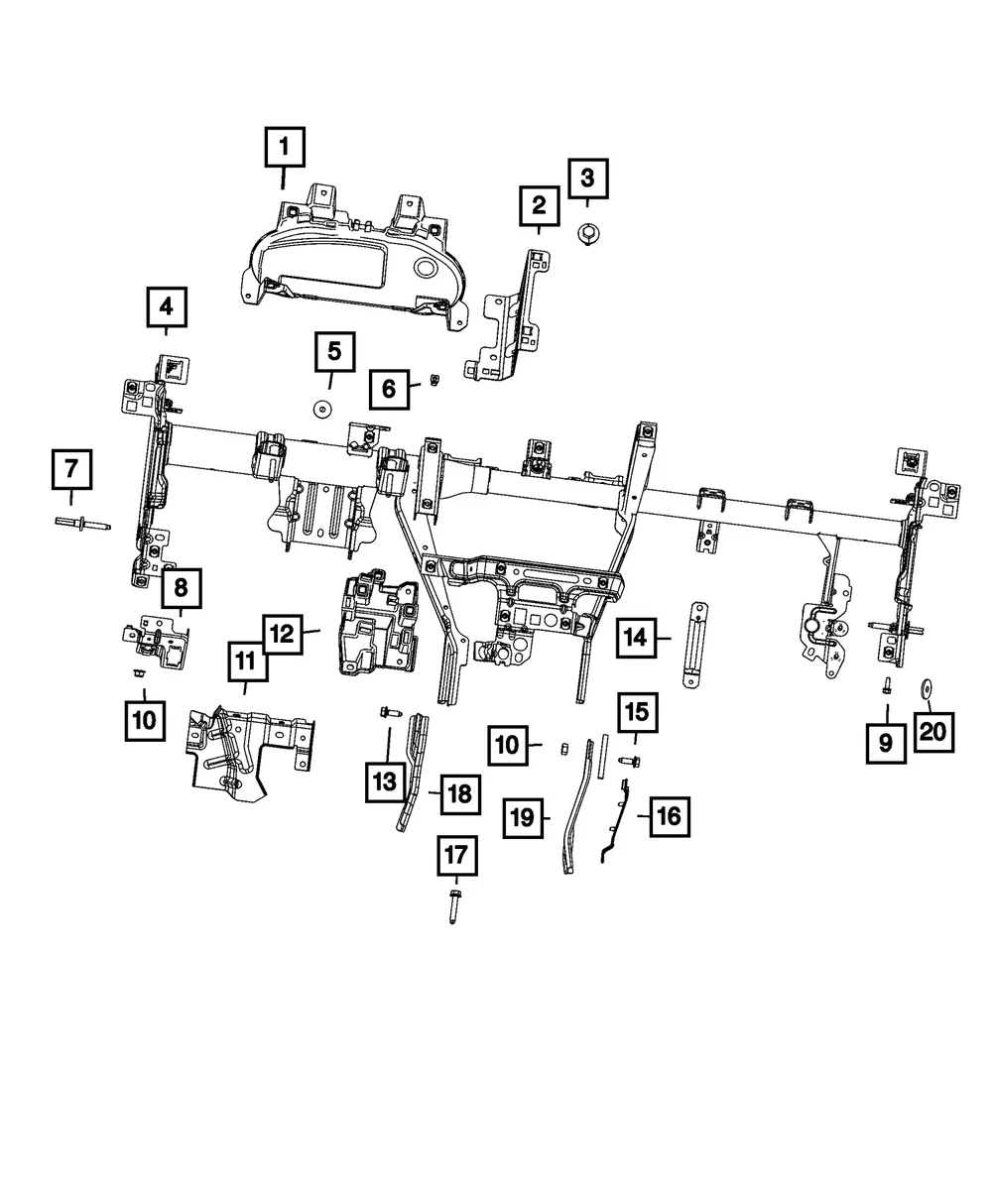 Wiring Grommet - Mopar (68073348ab)