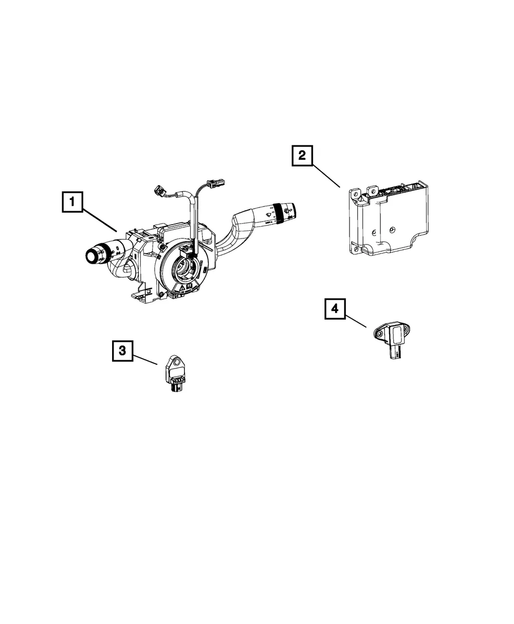 Acceleration Sensor - Mopar (68074146AA)