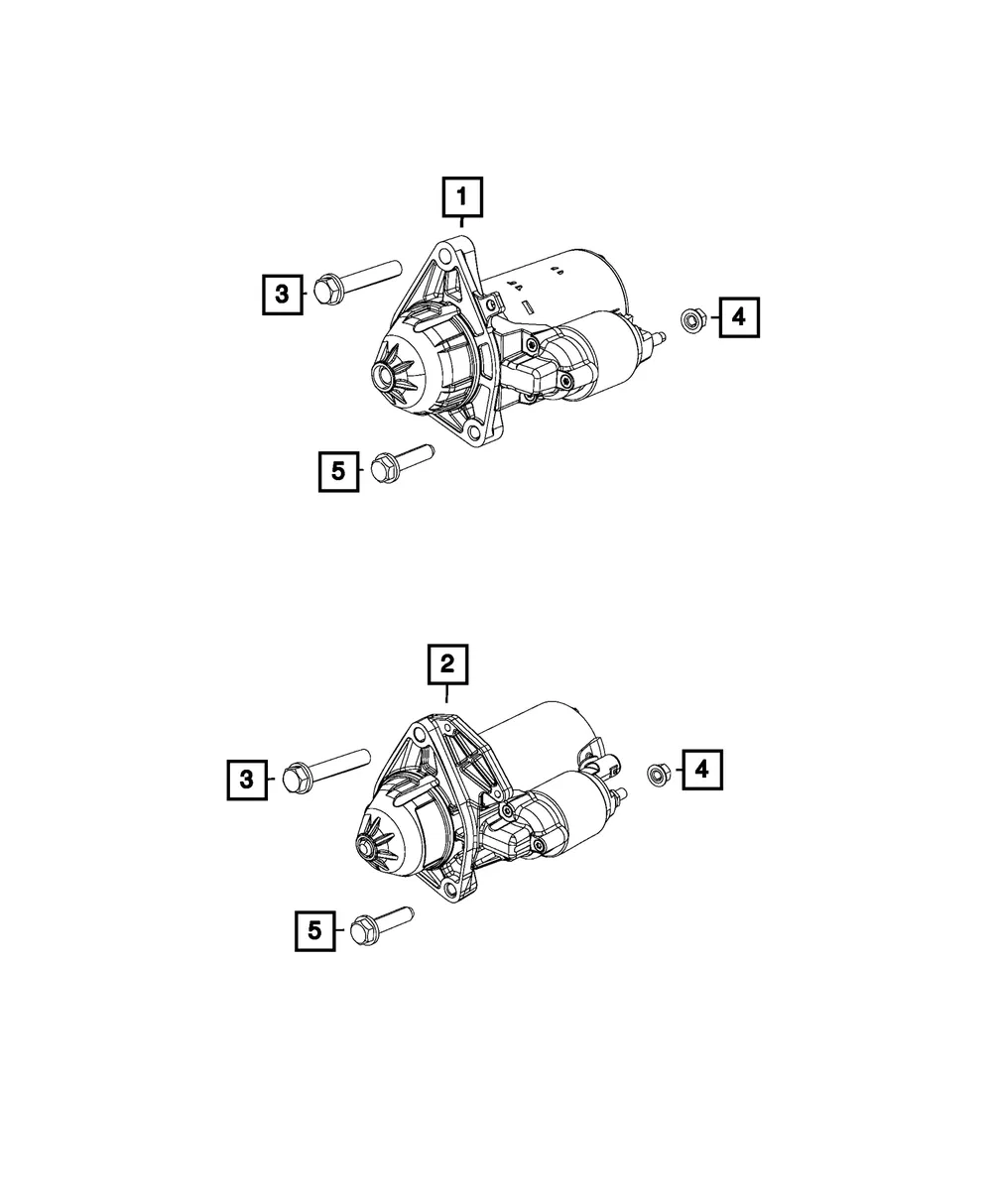 Engine Starter - Mopar (68080460AB)
