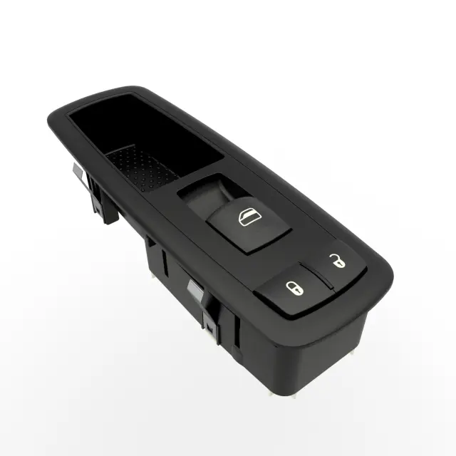 Front Door Switch And Bezel, Left Front, Export - Mopar (68086692AF)
