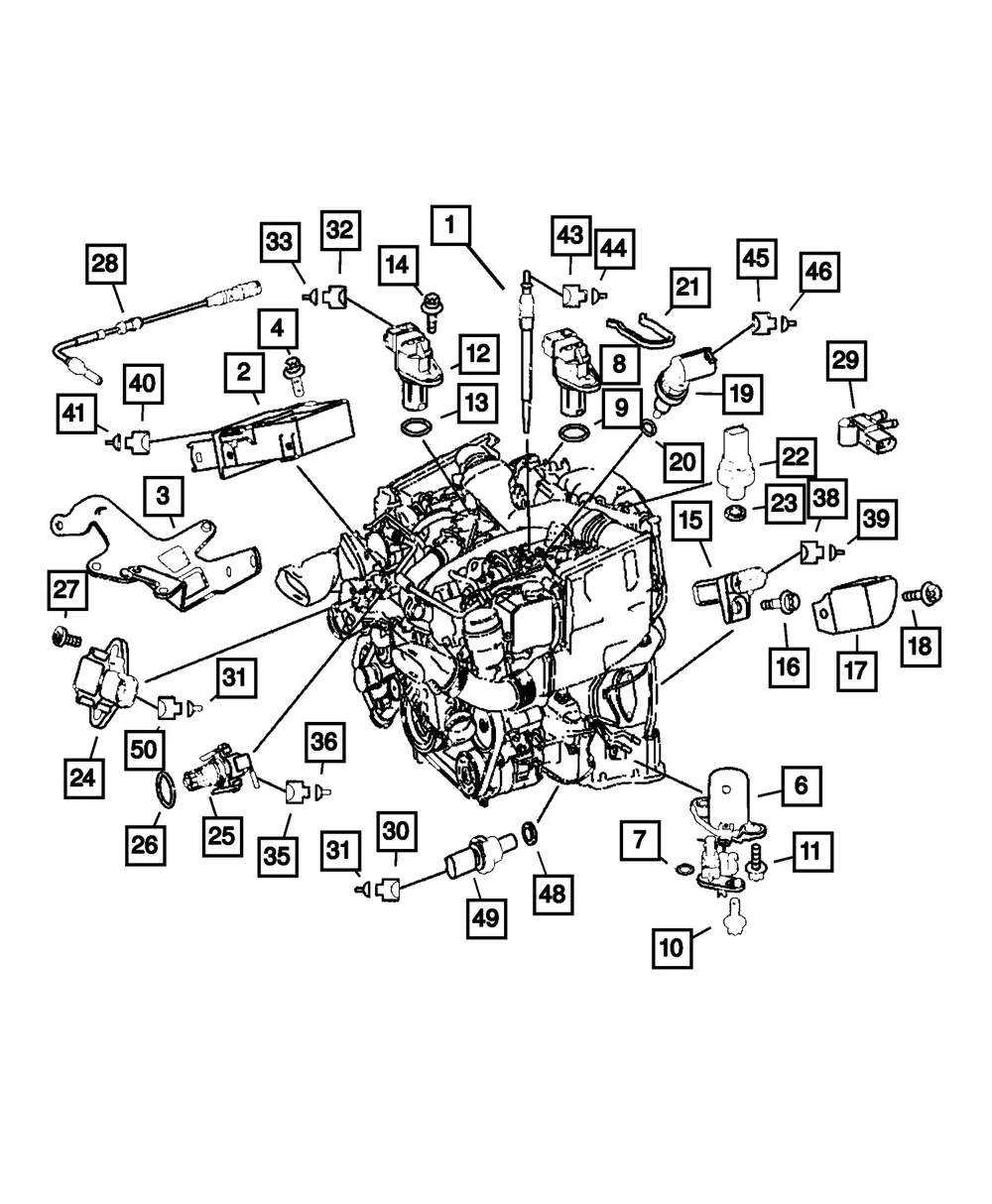 Pressure Sensor - Mopar (68089421AB)