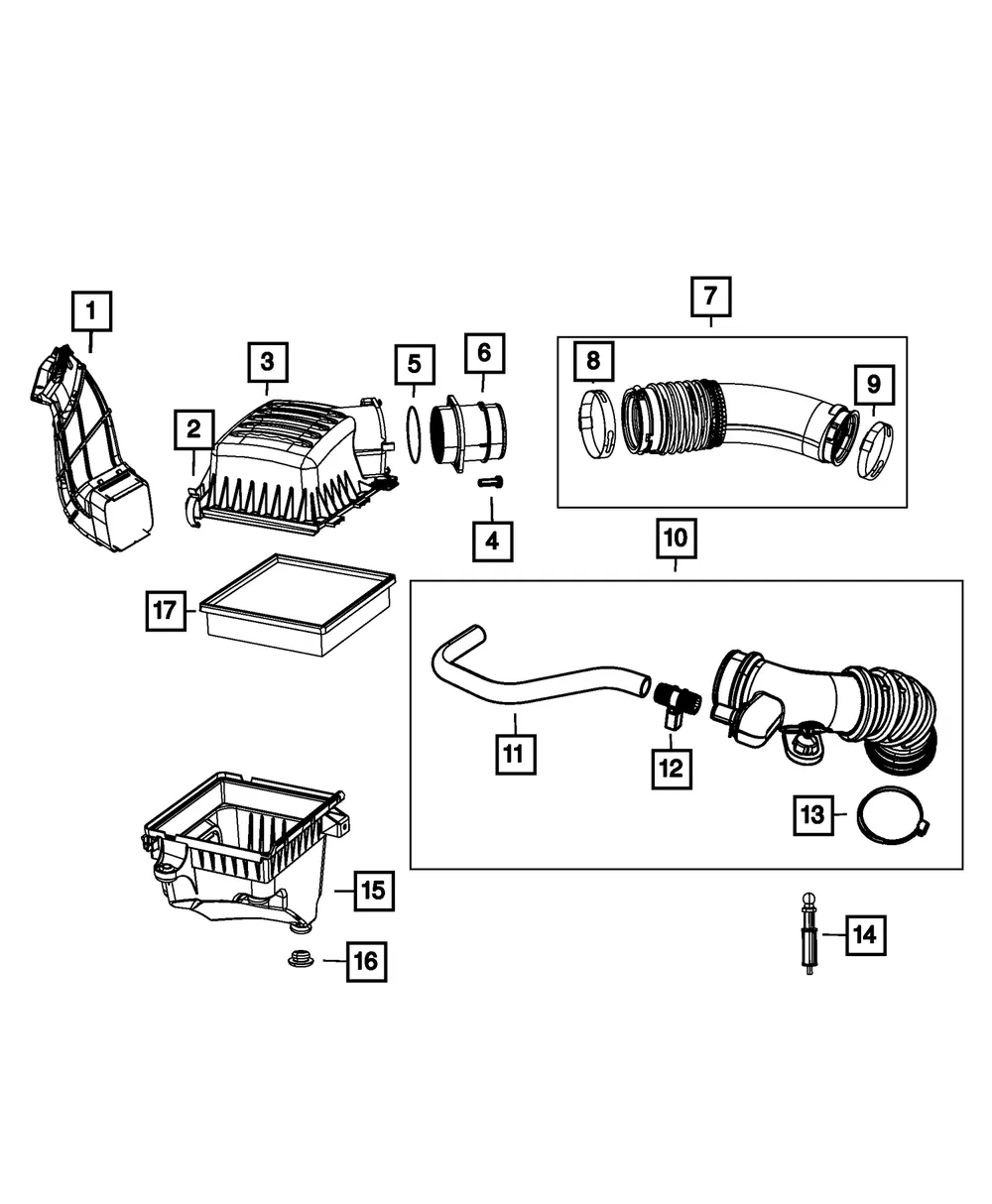 Sensor O Ring - Mopar (68090454aa)
