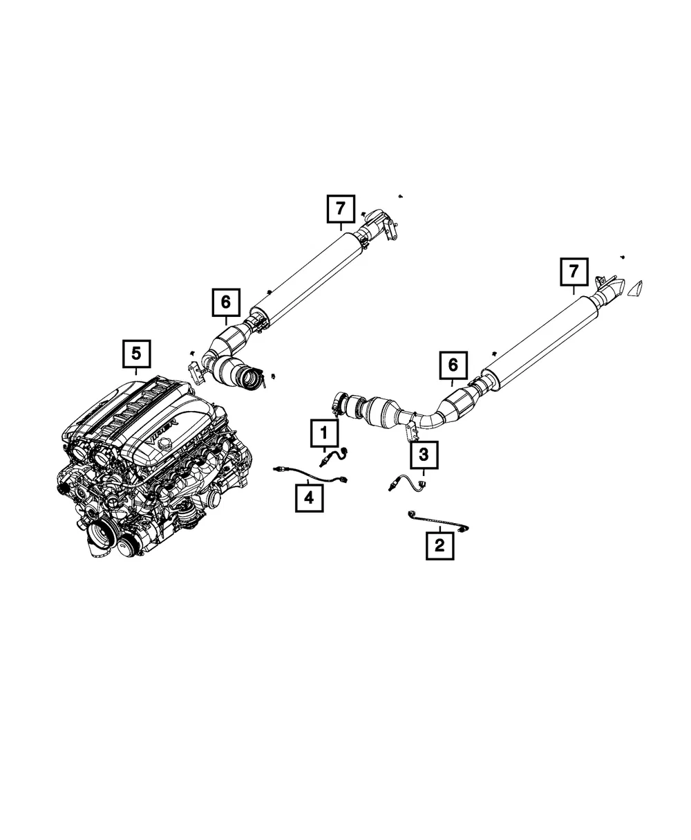Oxygen Sensor - Mopar (68090640AB)