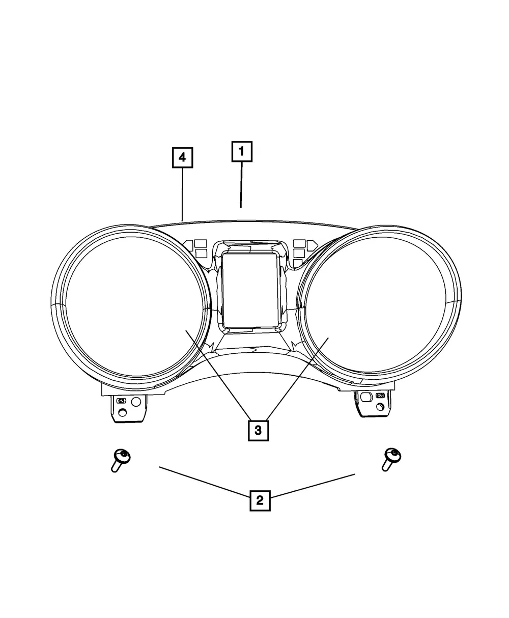 Cluster Visor - Mopar (68092950AA)