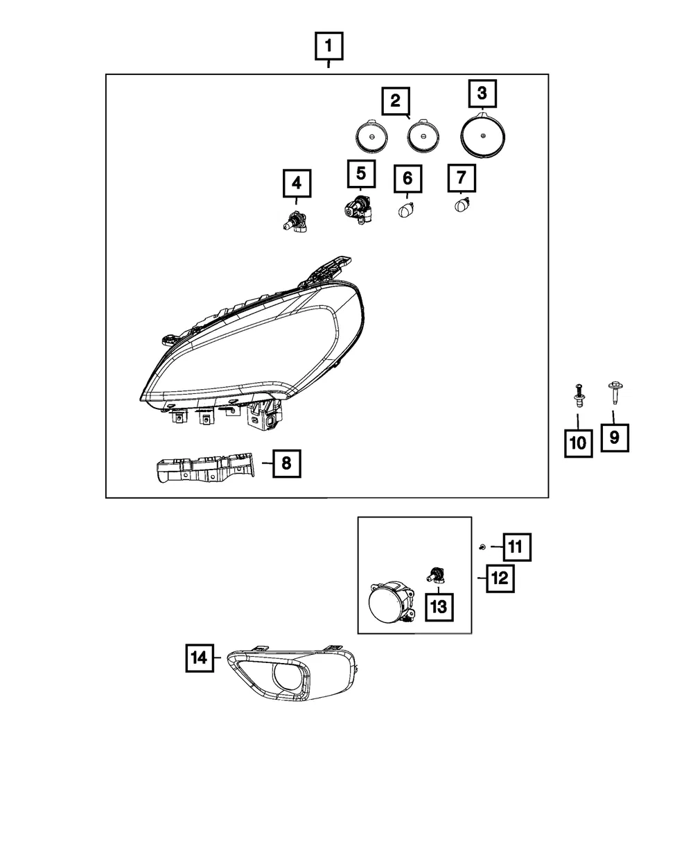 Bulb - Mopar (68095364AA)