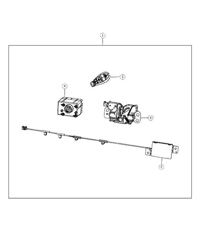 WIRELESS IGNITION NODE REC - Mopar (68105738af)