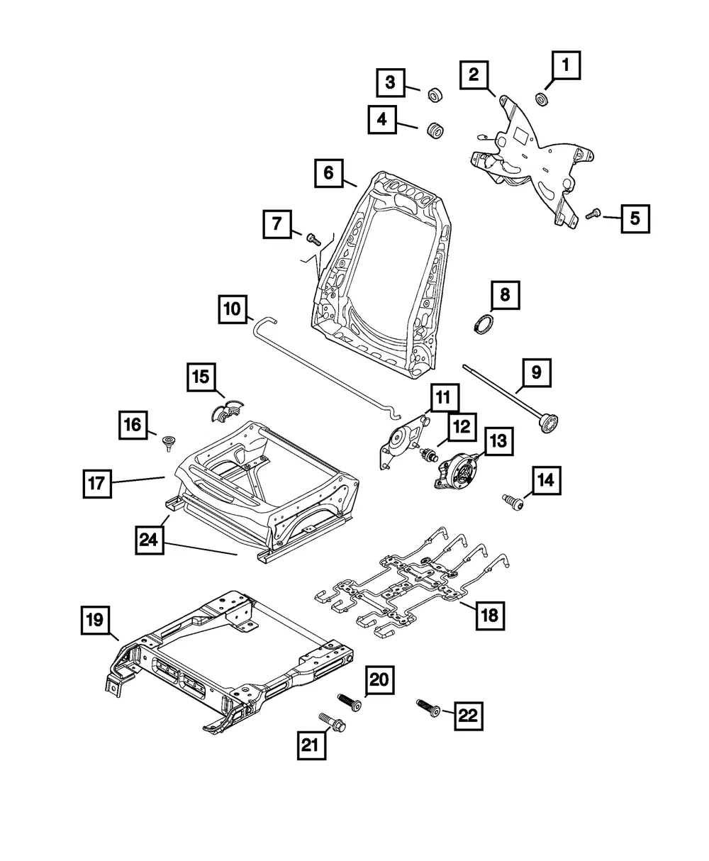 Switch - Driver's Side (LH) - Mopar (68116237AA)