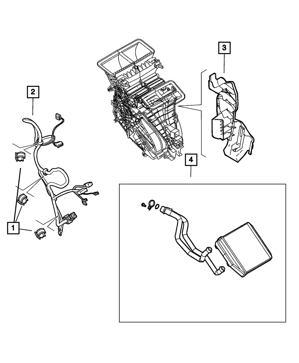Wiring Clip - Mopar (68125176aa)